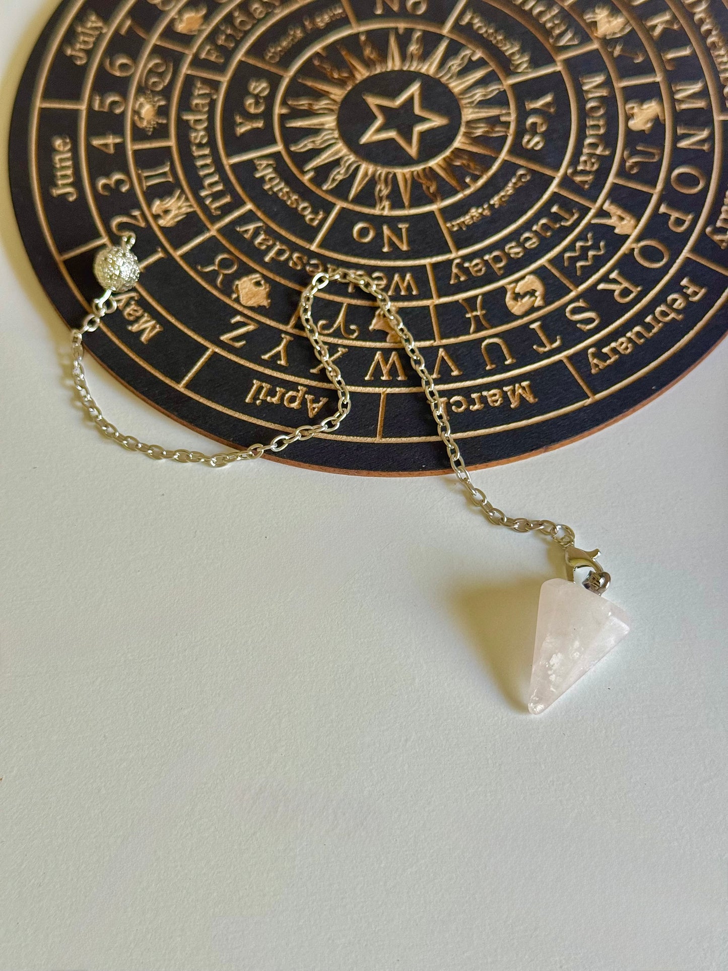 Pendule Quartz rose