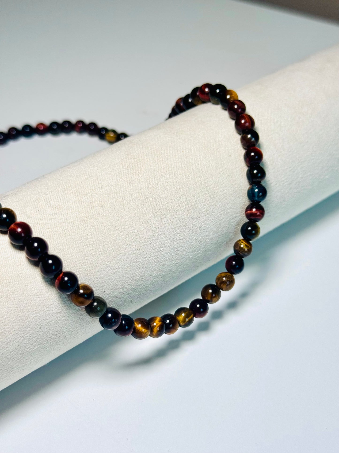 Collier en perles Œil multiple