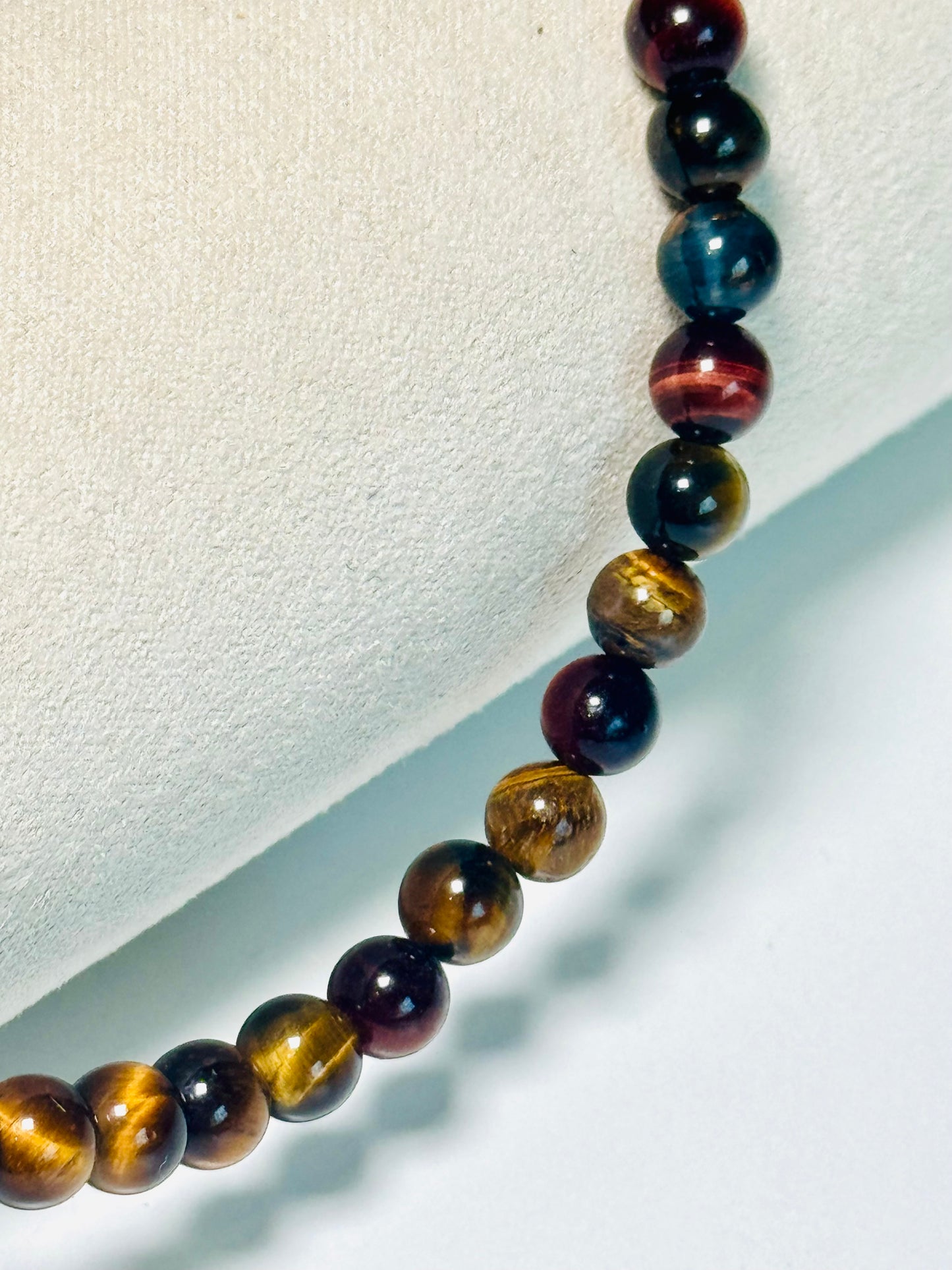 Collier en perles Œil multiple