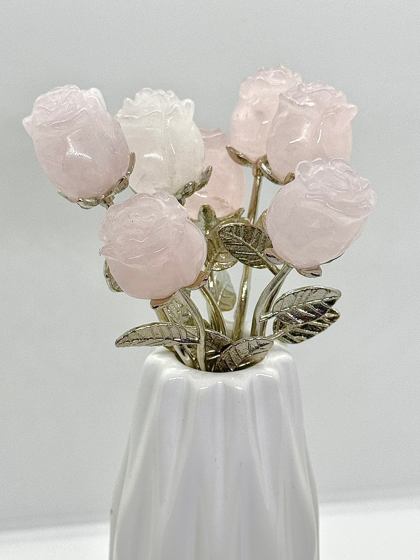 Rose en Quartz rose 🌹