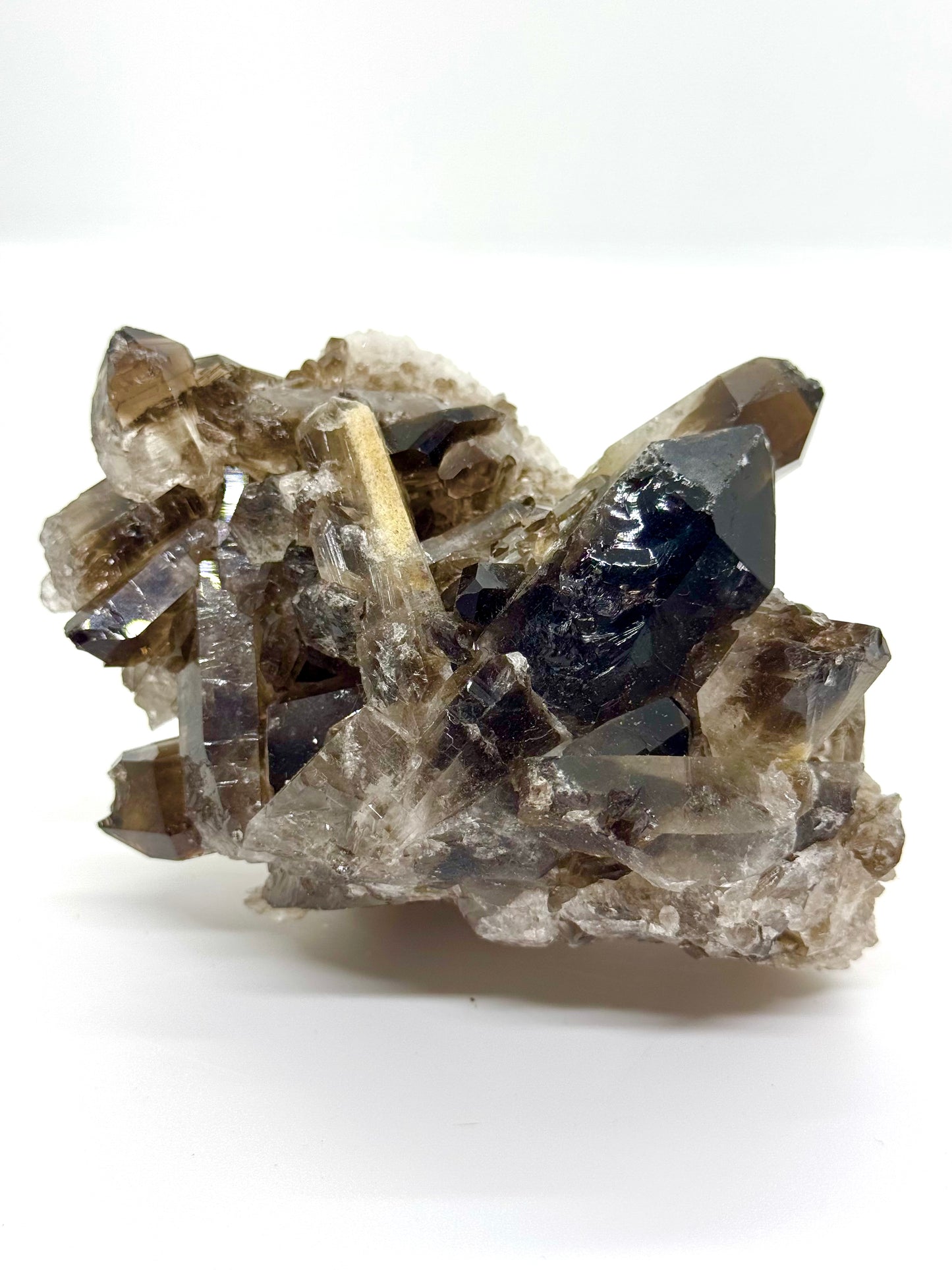 Druse Quartz fumé - 530g
