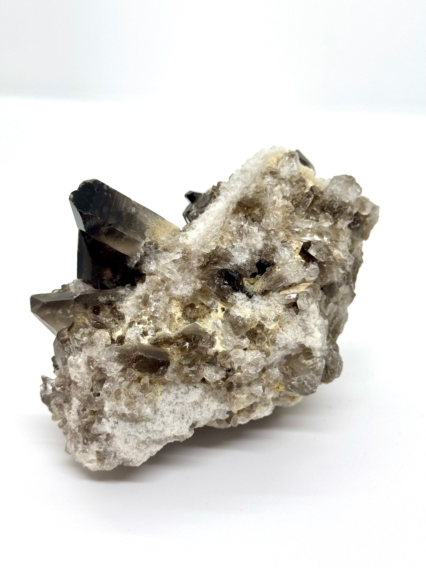 Druse Quartz fumé - 530g