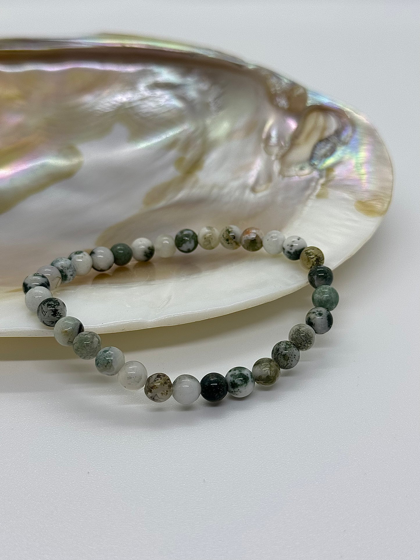 Bracelet en perles Agate Arbre - 06mm