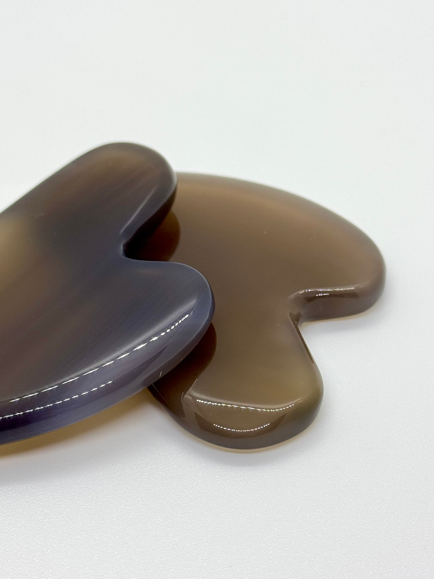 Gua Sha Agate du Botswana - 8cm