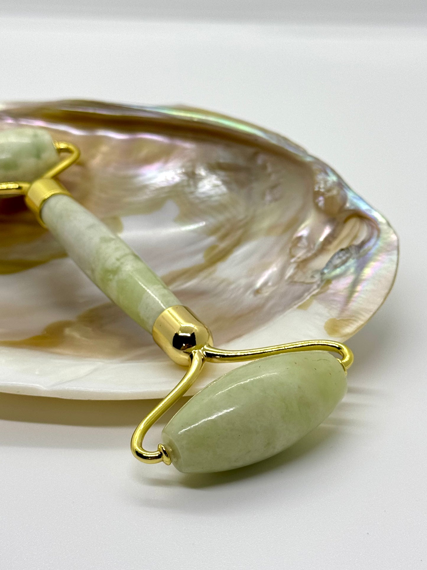 Rouleau de massage Jade de Chine - 15 cm - Modèle 2