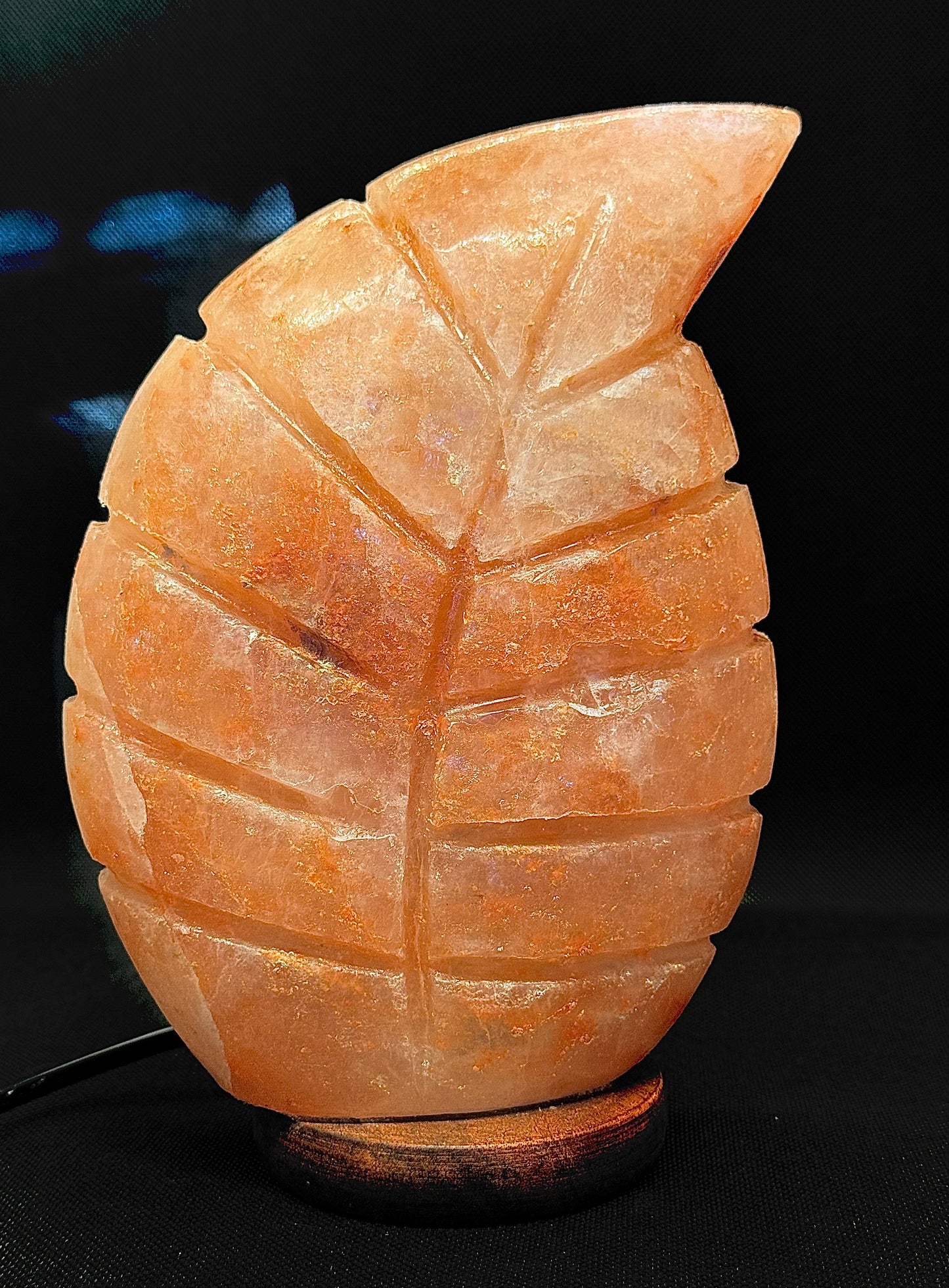Lampe de sel de l'Himalaya - Feuille