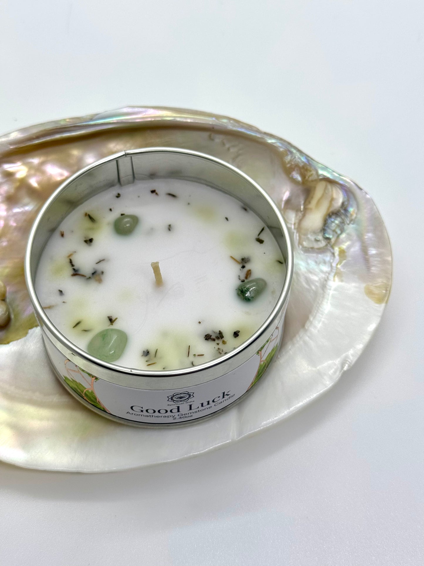 Bougie Green Tree "Bonne Chance" Aventurine Verte et Patchouli - Petit format