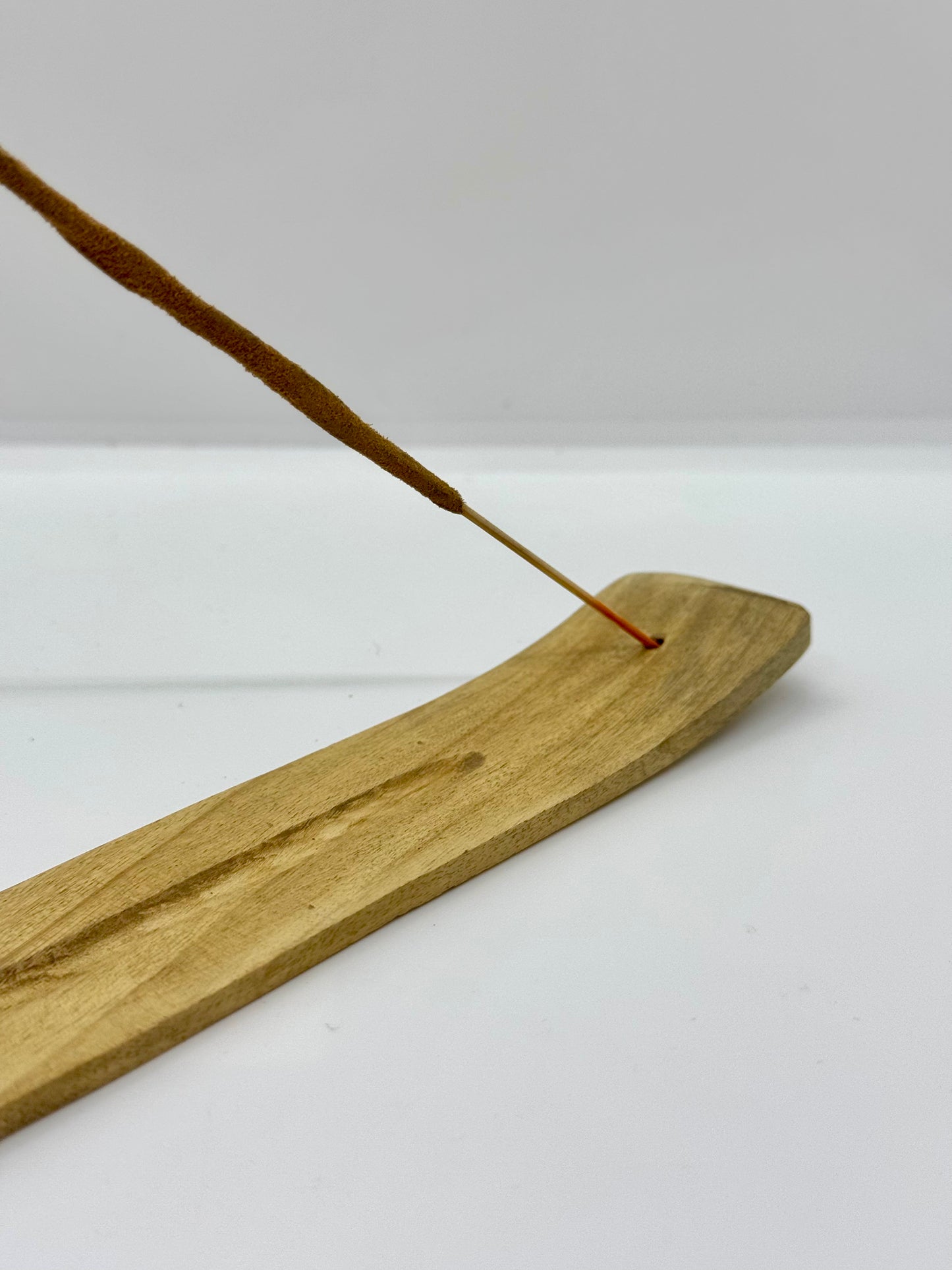 Porte-Encens Ski Bois Clair - 25cm