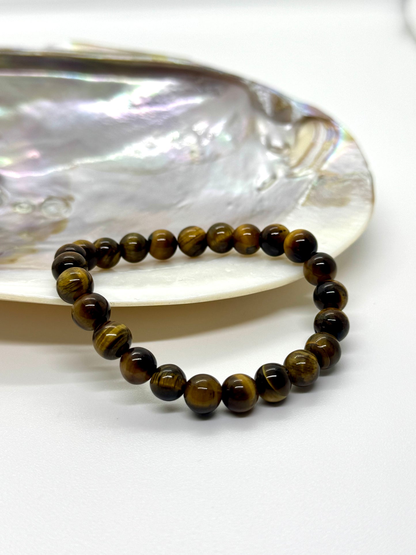 Bracelet en perles Oeil de Tigre - 08mm