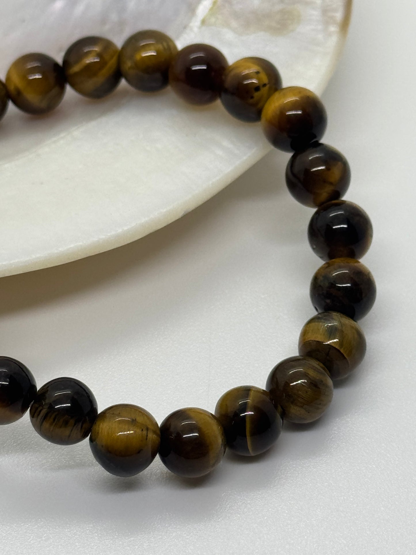 Bracelet en perles Oeil de Tigre - 08mm