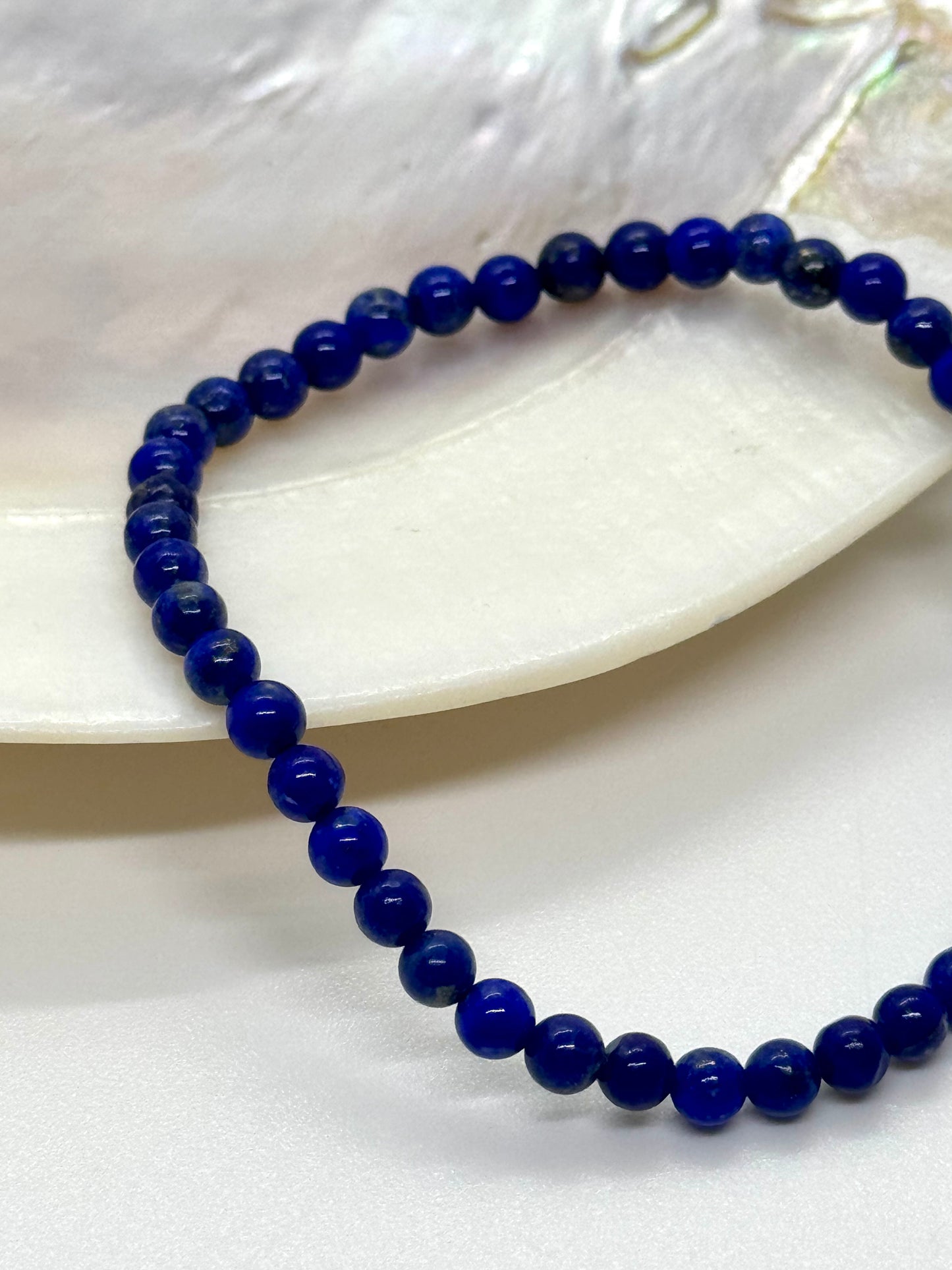 Bracelet en perles de Lapis-Lazuli - 04mm