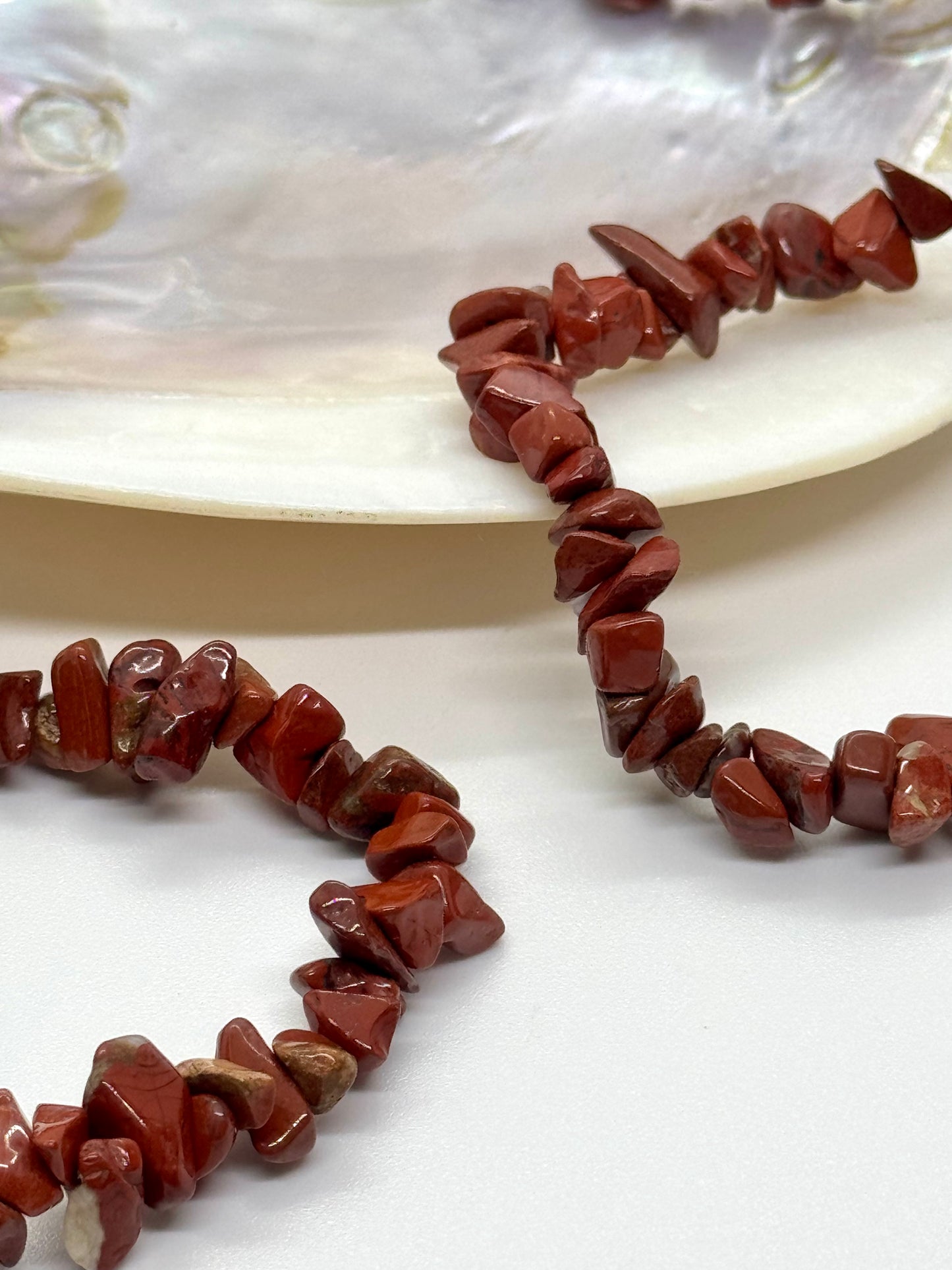 Bracelet baroque - Jaspe rouge