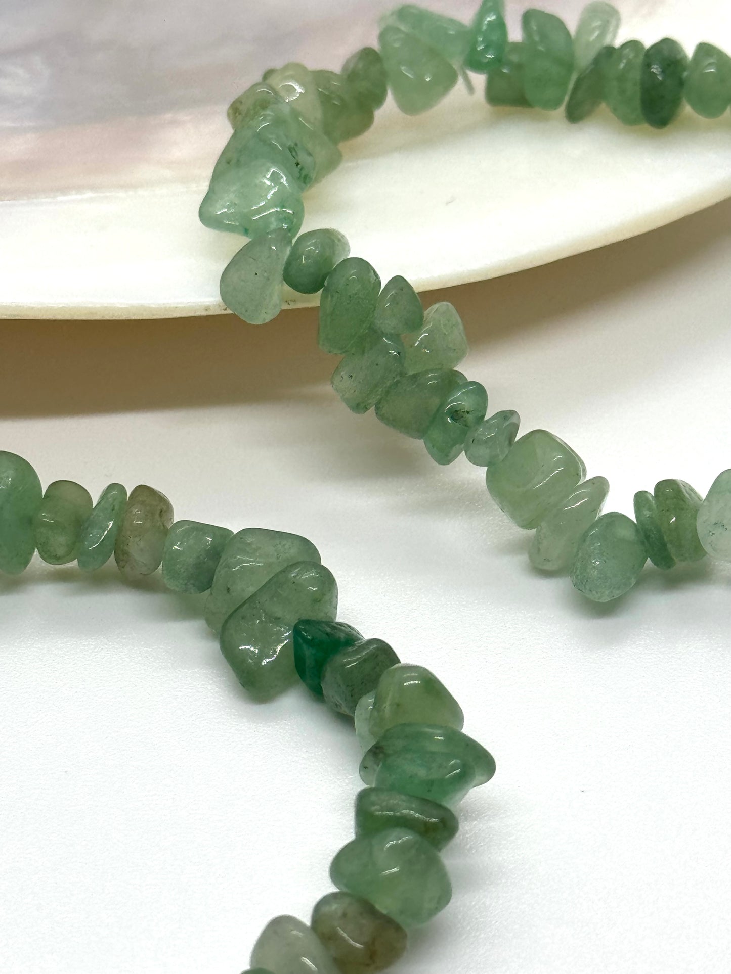 Bracelet baroque - Aventurine verte