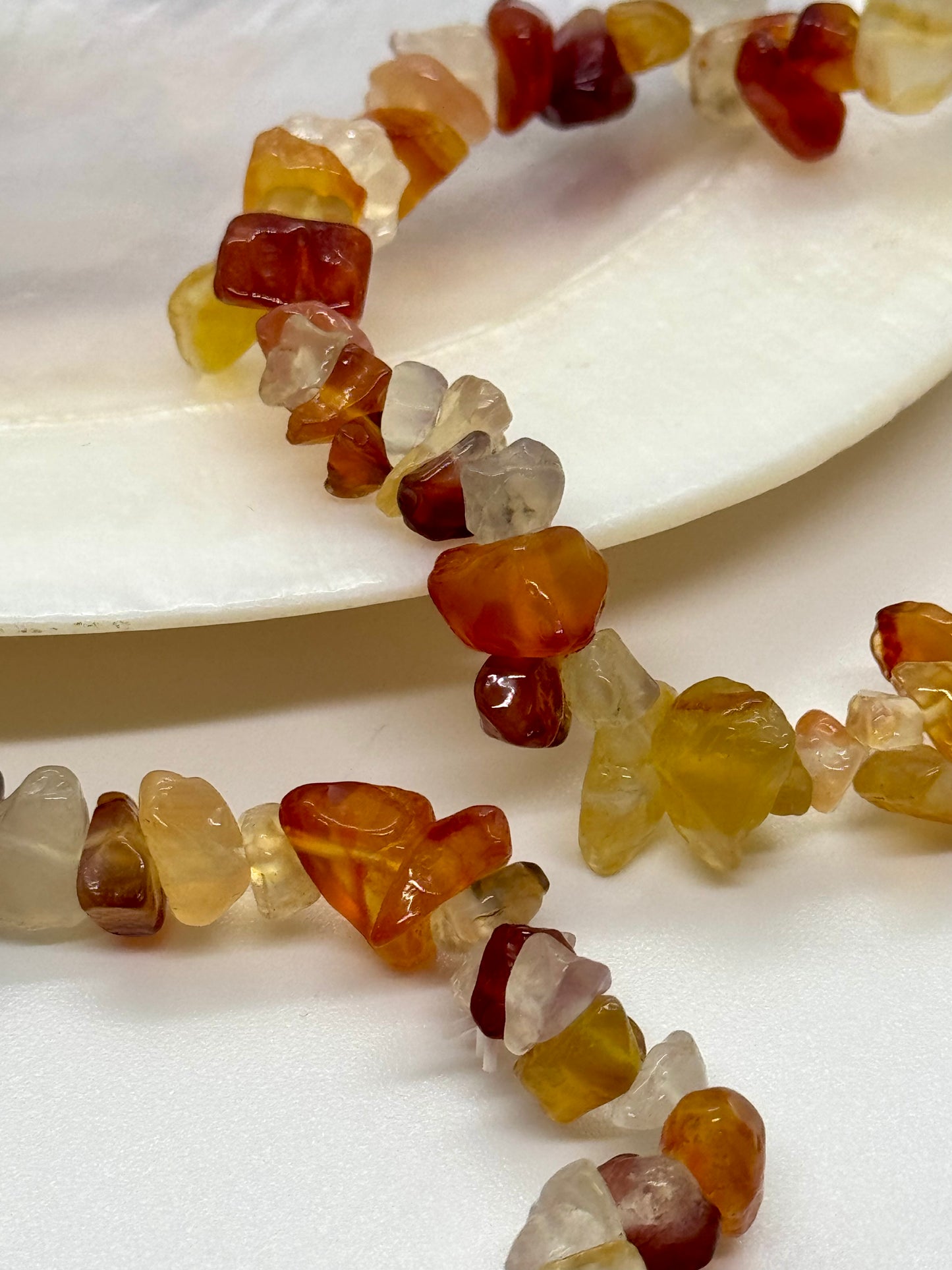 Bracelet baroque - Cornaline