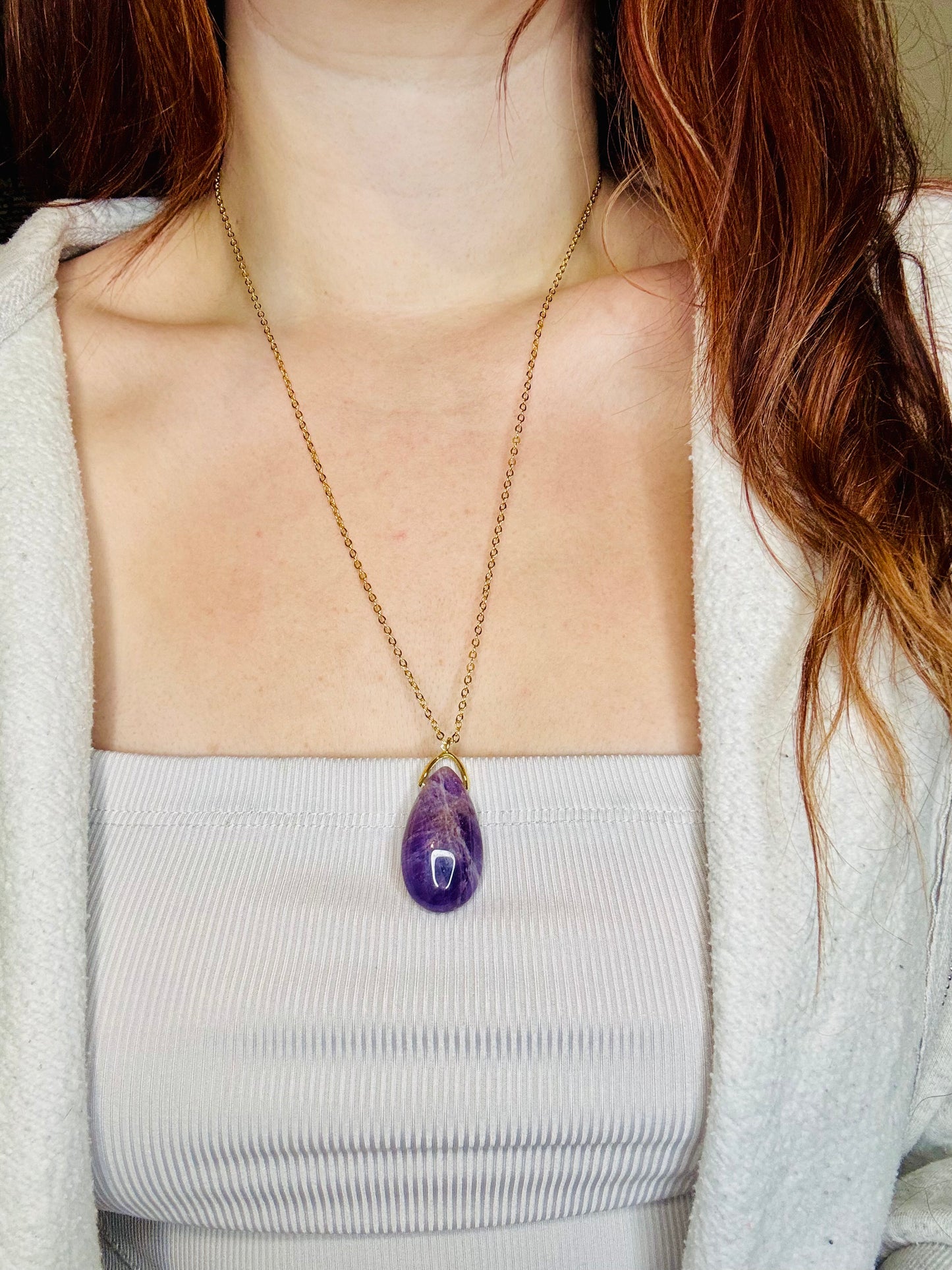 Sautoir Améthyste