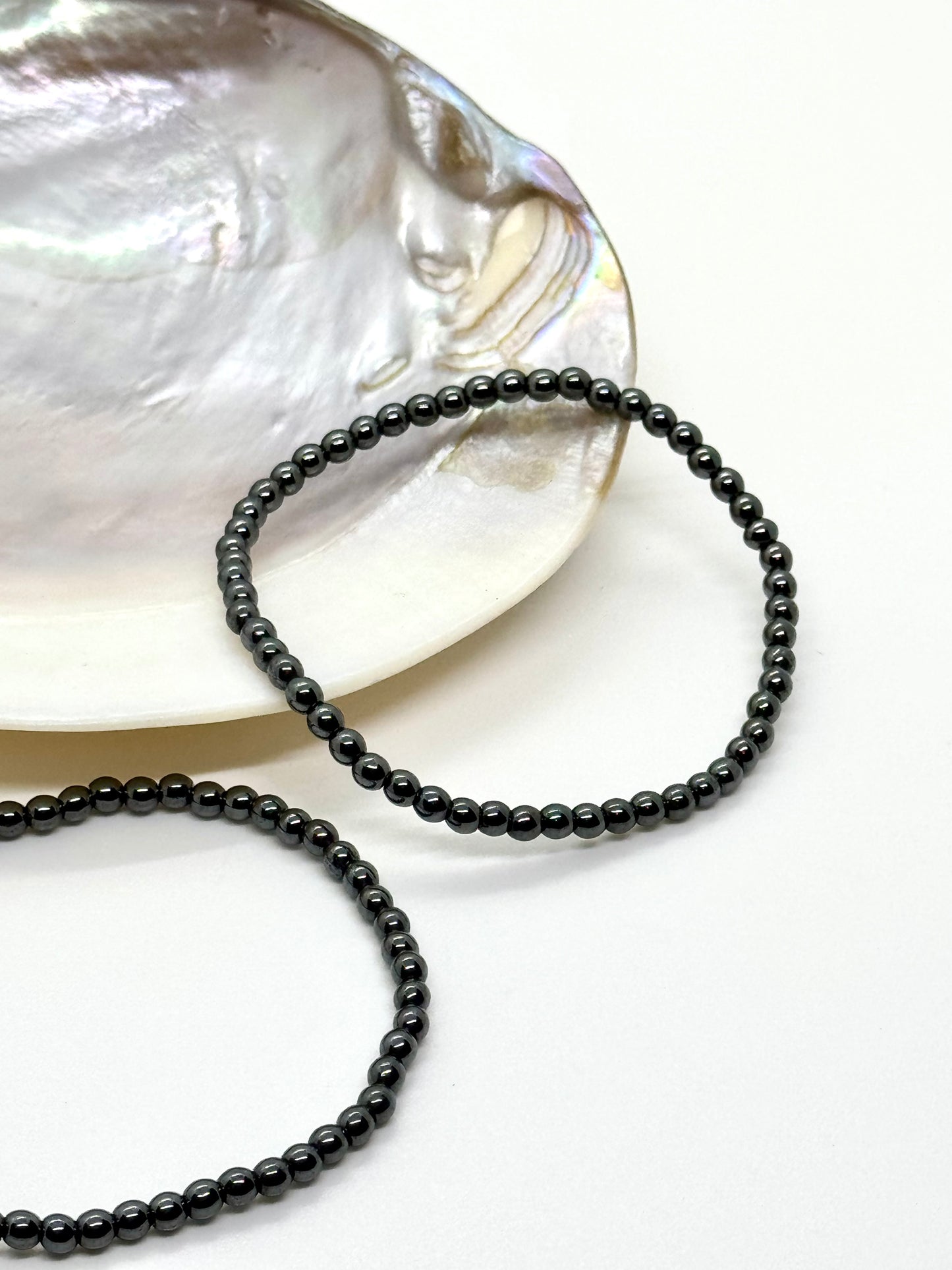 Bracelet en perles - Hématite - 04mm