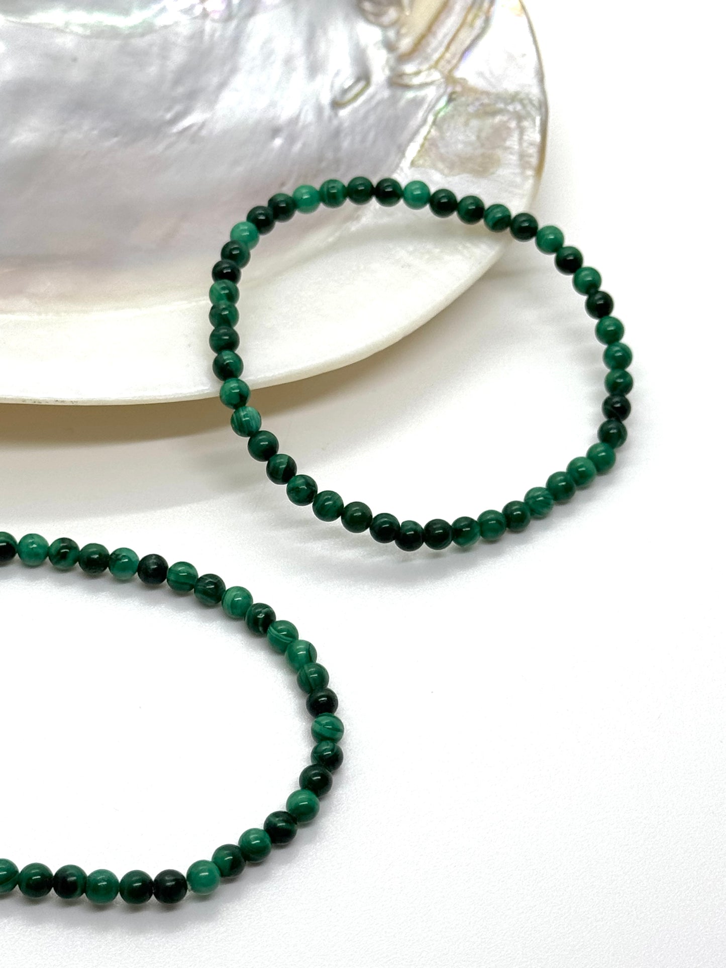 Bracelet en perles Malachite - 04mm