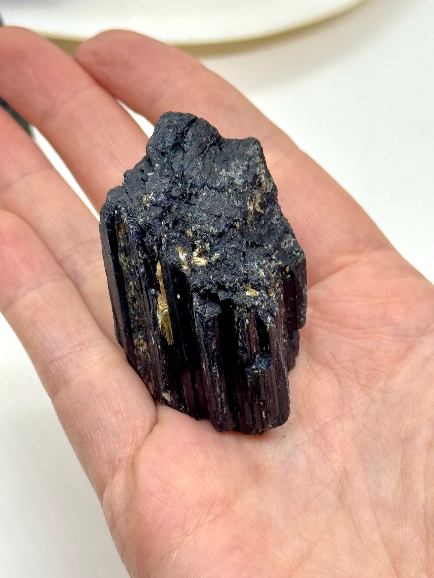 Pierre naturelle de Tourmaline noire brute - 20g
