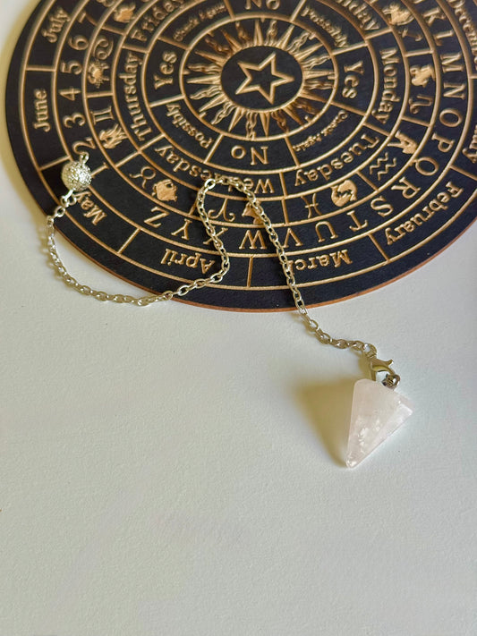 Pendule Quartz rose