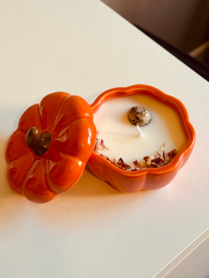 Bougie citrouille 🎃 - Clémentine - Péristérite