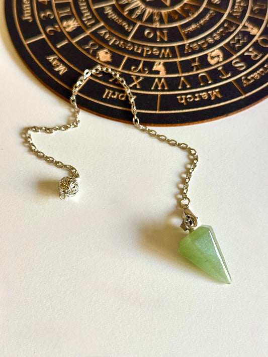 Pendule Aventurine verte
