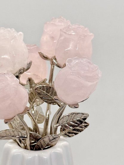 Rose en Quartz rose 🌹