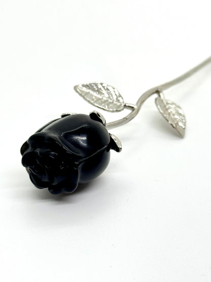 Rose Obsidienne noire 🌹