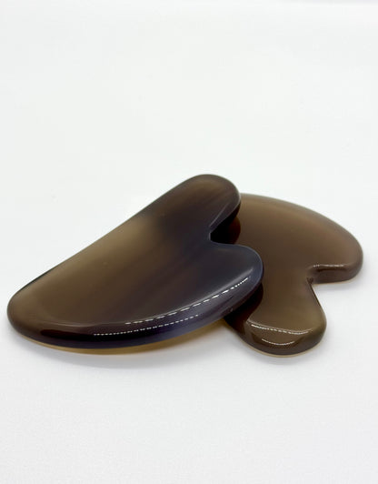 Gua Sha Agate du Botswana - 8cm