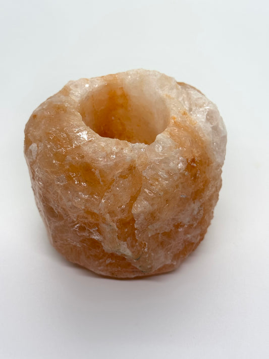 Bougeoir en sel de l'Himalaya