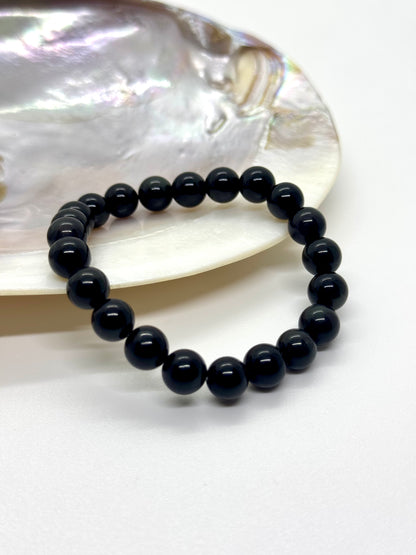 Bracelet en perles Obsidienne Oeil Céleste - 08mm
