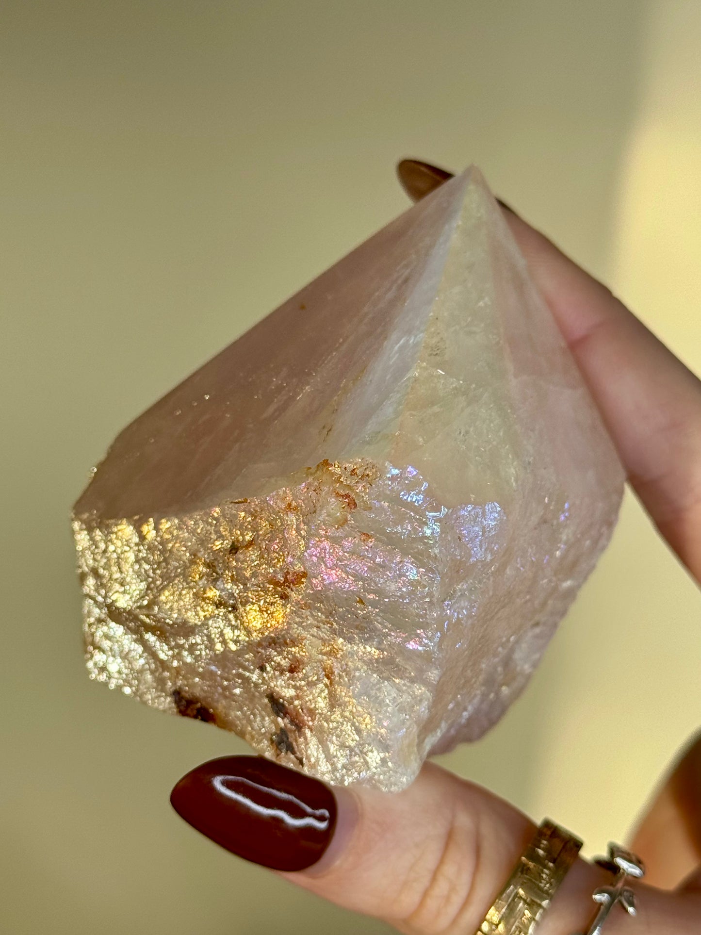 Pointe Quartz rose AURA - modèle 1