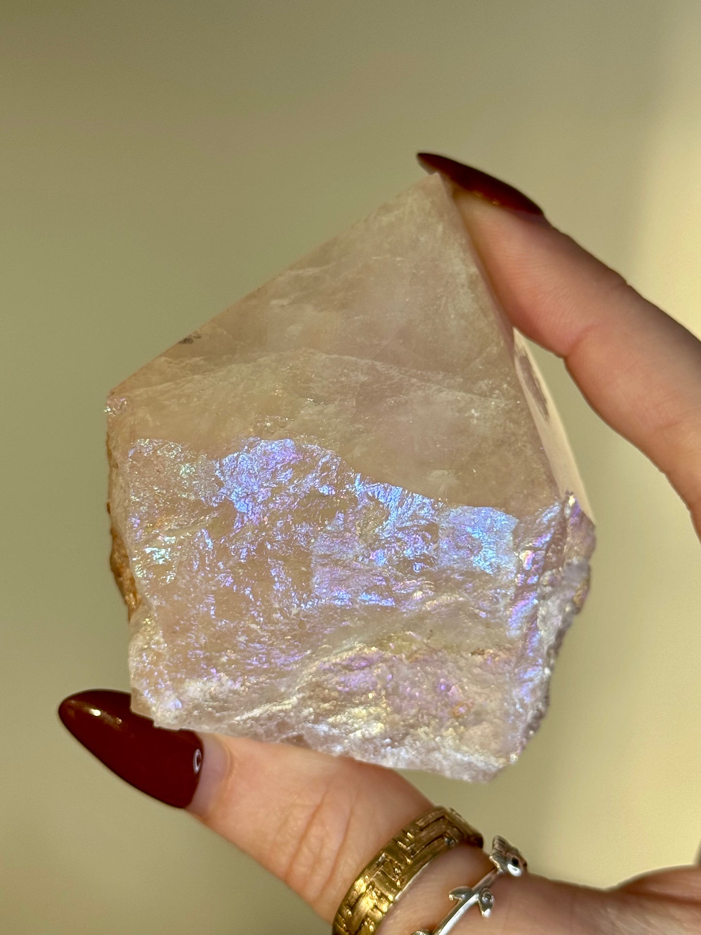 Pointe Quartz rose AURA - modèle 1