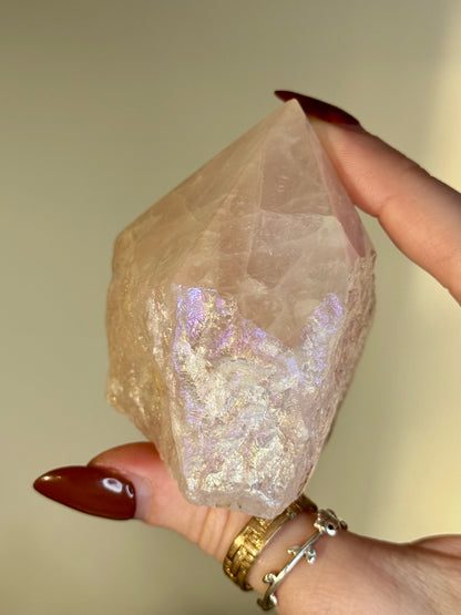 Pointe Quartz rose AURA - modèle 1