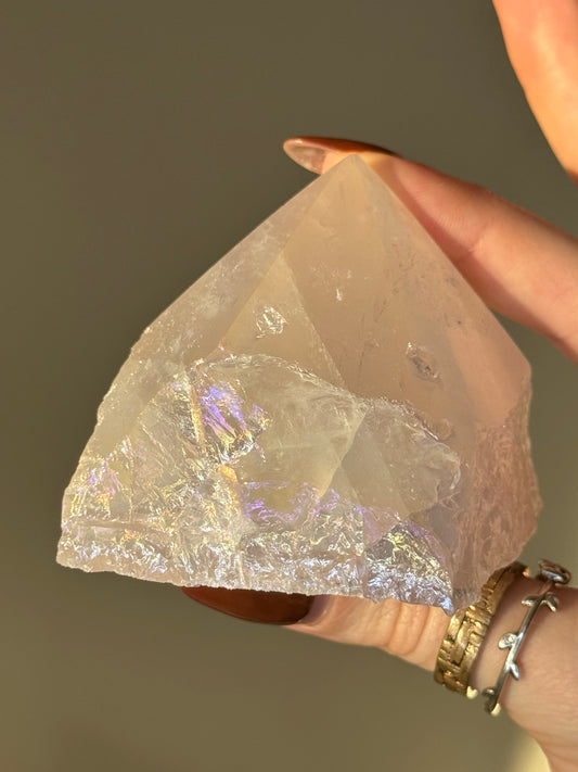 Pointe Quartz rose AURA - modèle 2