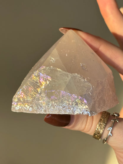 Pointe Quartz rose AURA - modèle 2