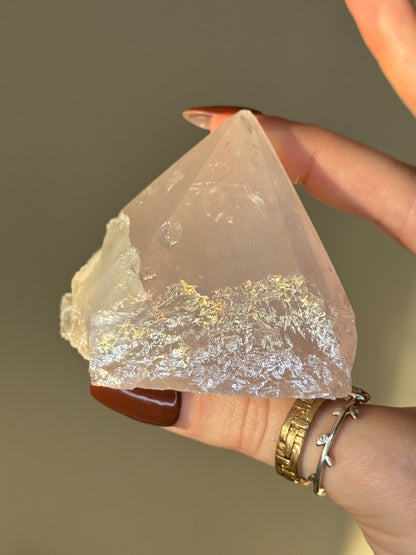 Pointe Quartz rose AURA - modèle 2
