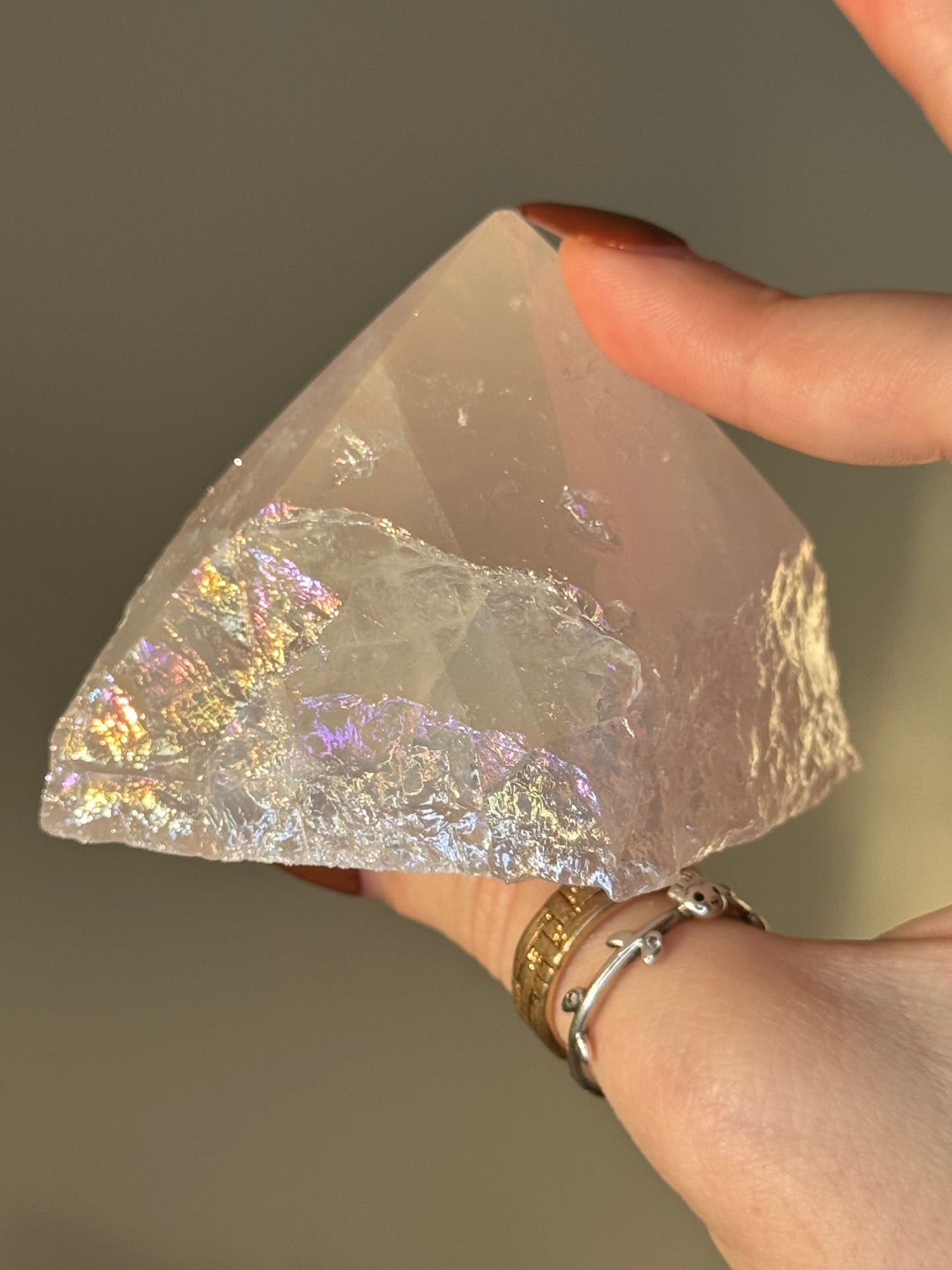 Pointe Quartz rose AURA - modèle 2