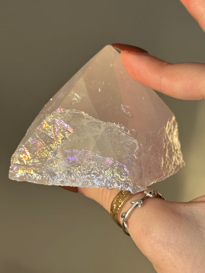 Pointe Quartz rose AURA - modèle 2