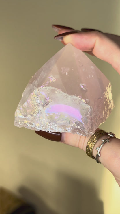 Pointe Quartz rose AURA - modèle 2