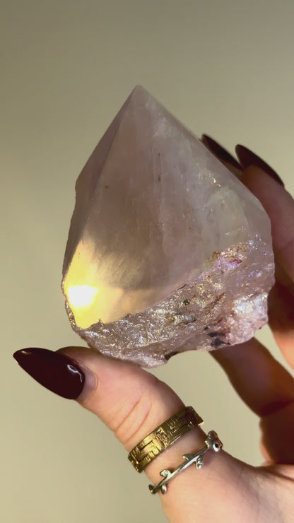 Pointe Quartz rose AURA - modèle 1