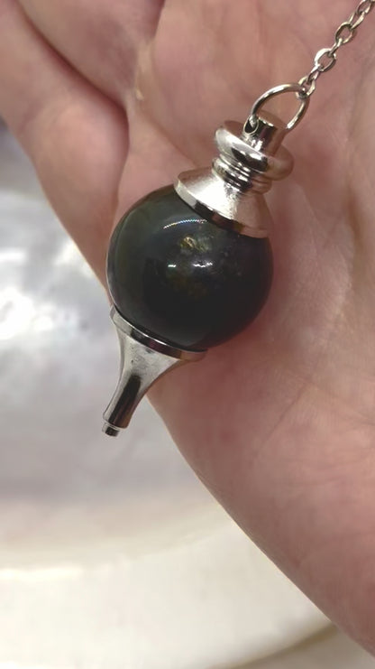 Pendule sphère - Labradorite - 4cm